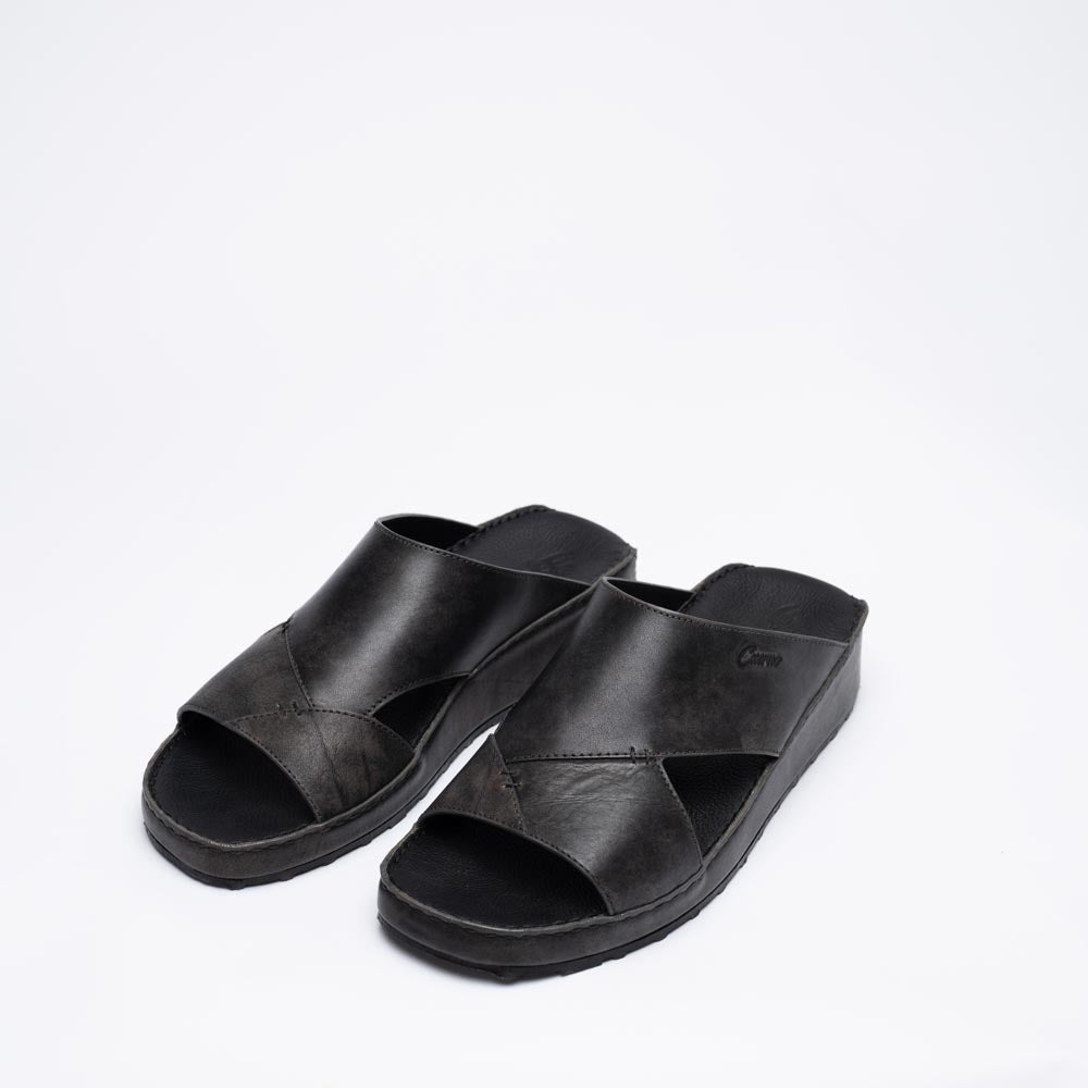 C-0217-Grey Arabic Male Sandals