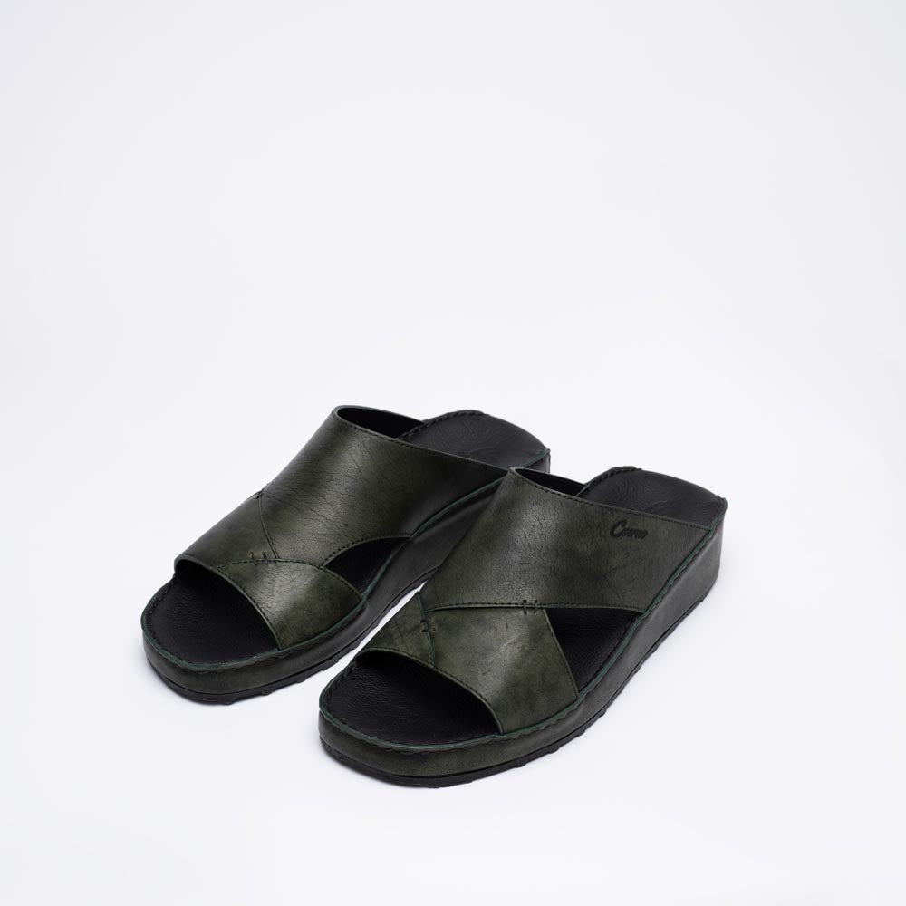 C-0217-Haki Arabic Male Sandals