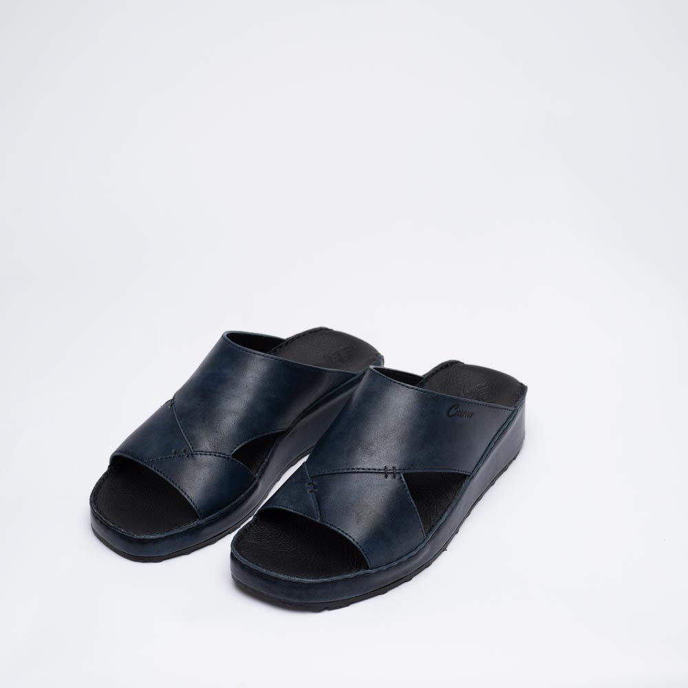 C-0217-Light Blue Arabic Male Sandals