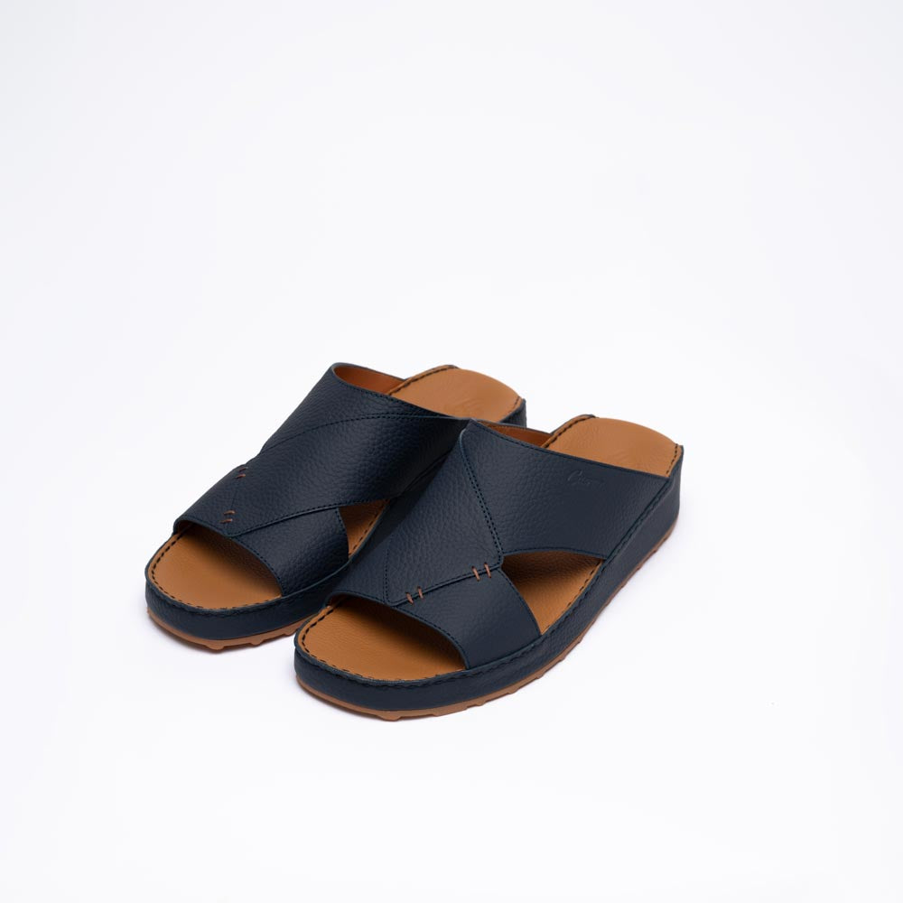C-0219-Navy Arabic Male Sandals
