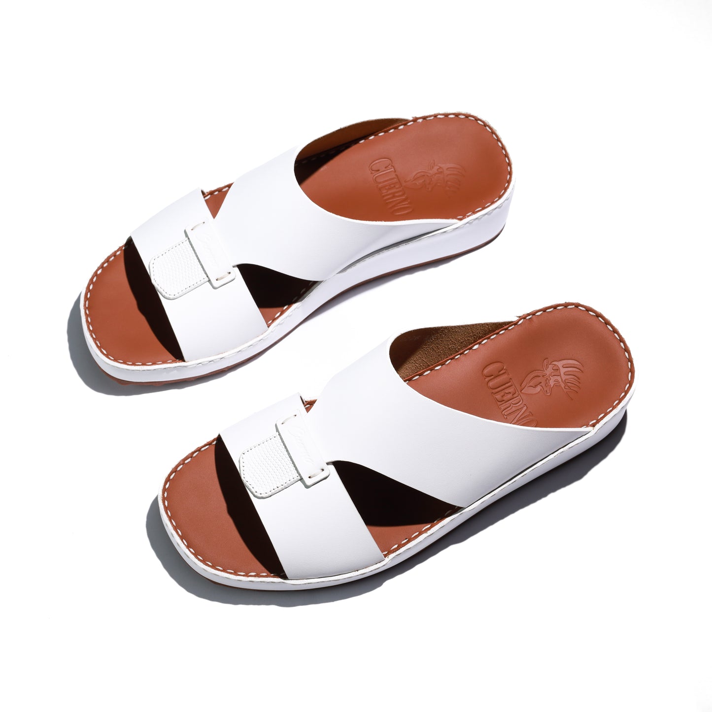 0226-White Arabic Male Sandals New Arrivals