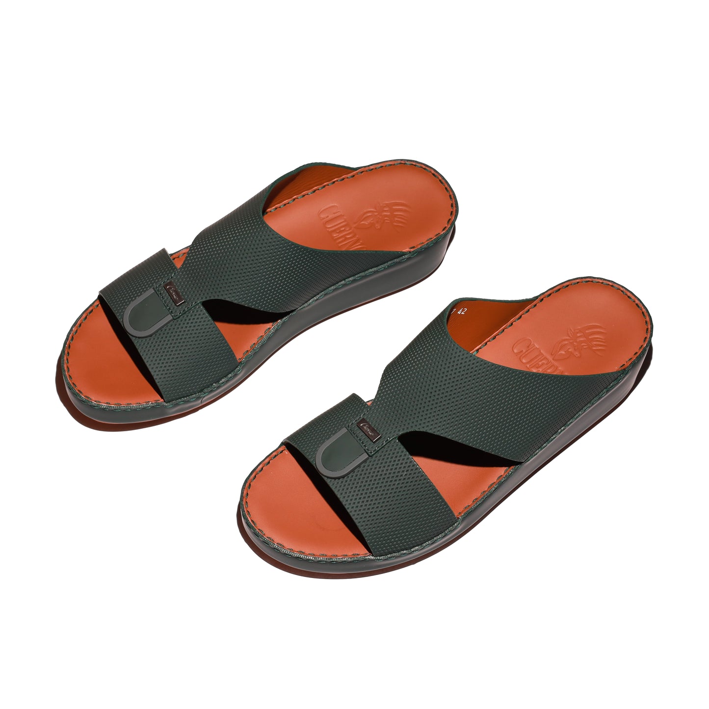 04007-Cypress Green Arabic Male Sandals New Arrivals