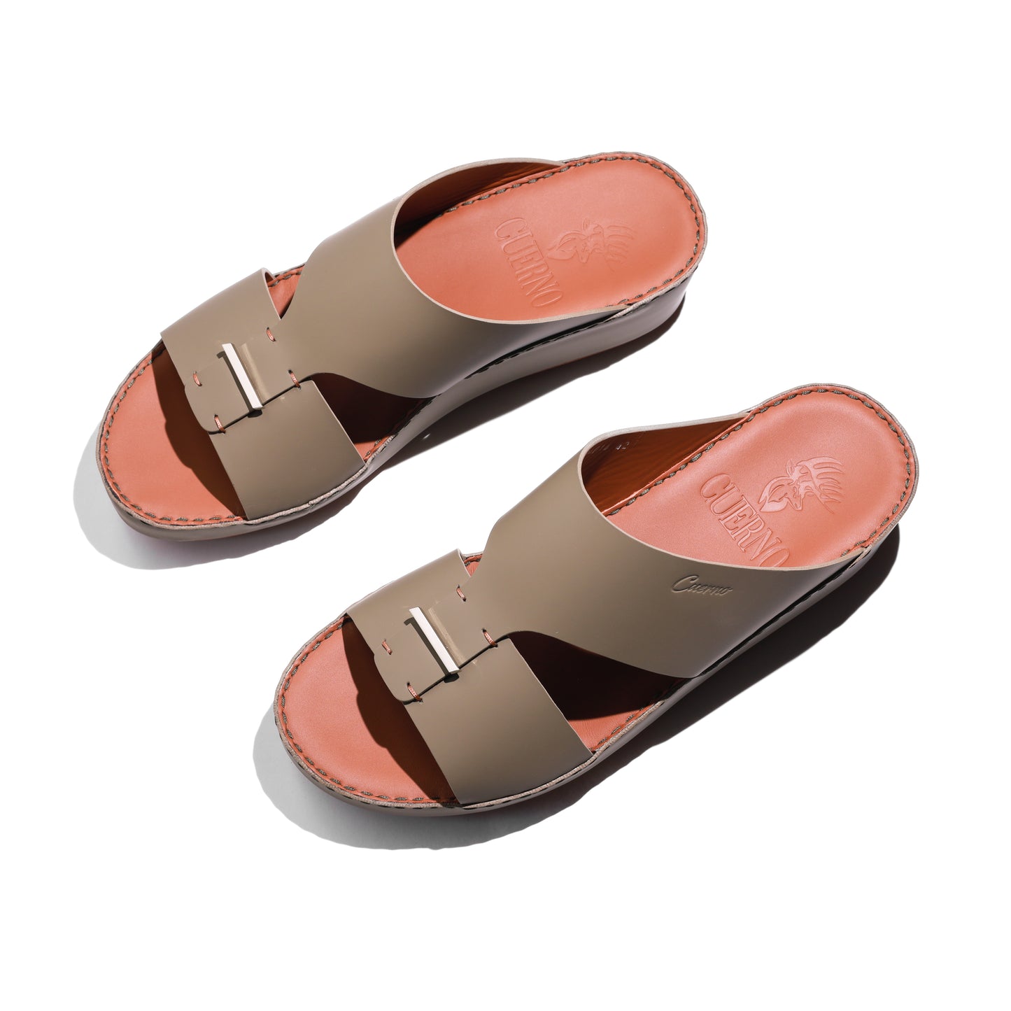 04014-Truffle Arabic Male Sandals New Arrivals