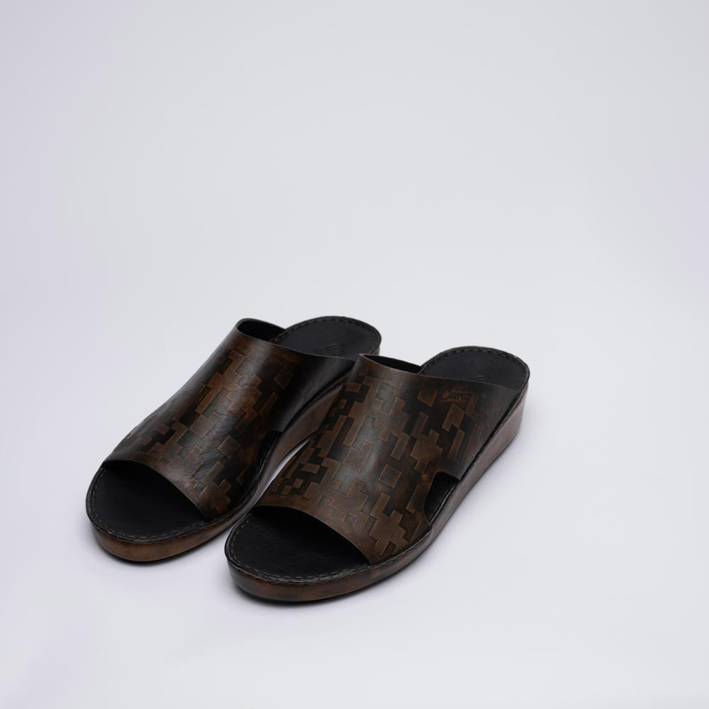 205-Tobacco Arabic Male Sandals