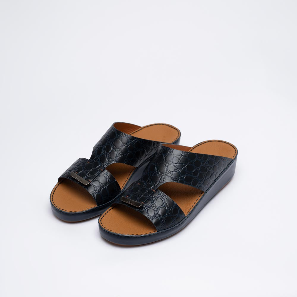 CSI-224-Navy Arabic Male Sandals