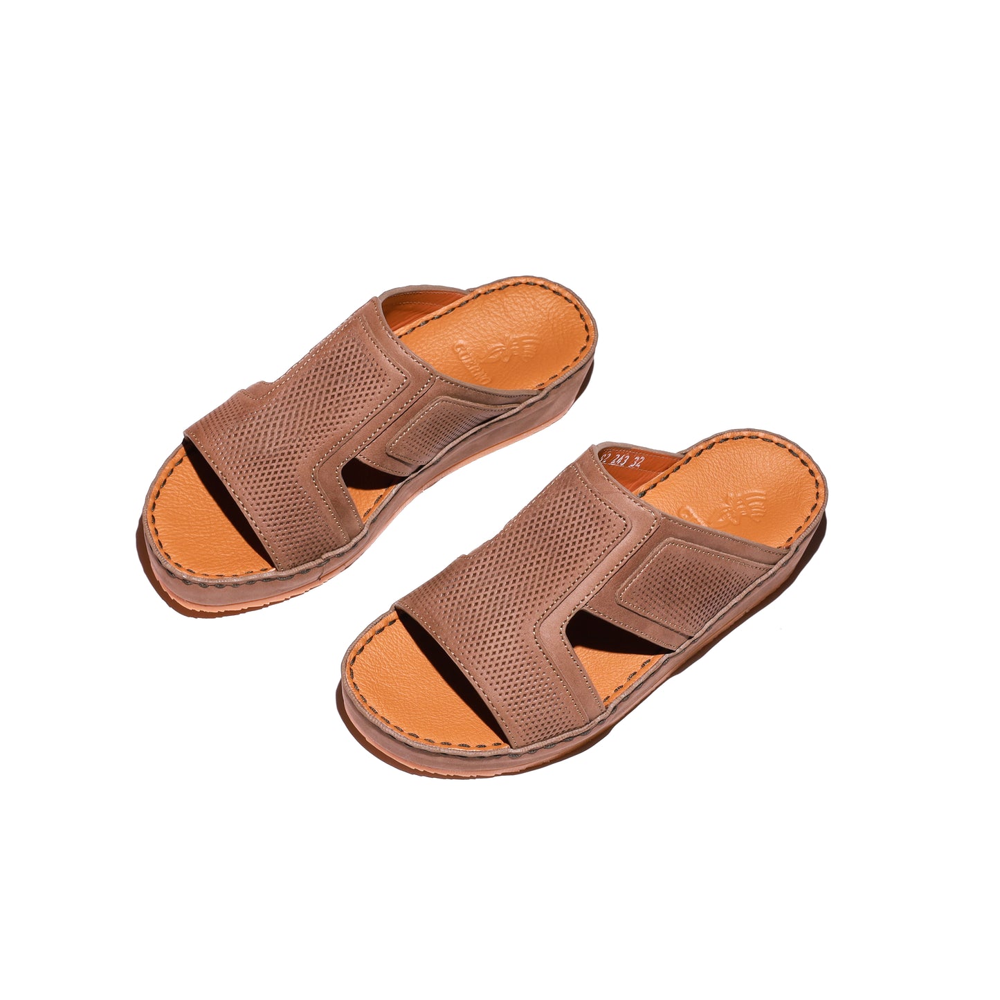 243-Truffle Arabic Male Sandals New Arrivals