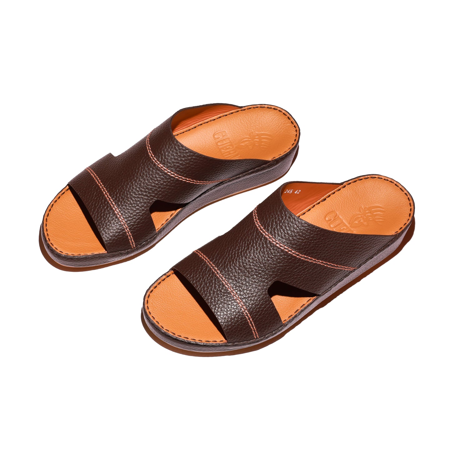 245-Brown Arabic Male Sandals New Arrivals