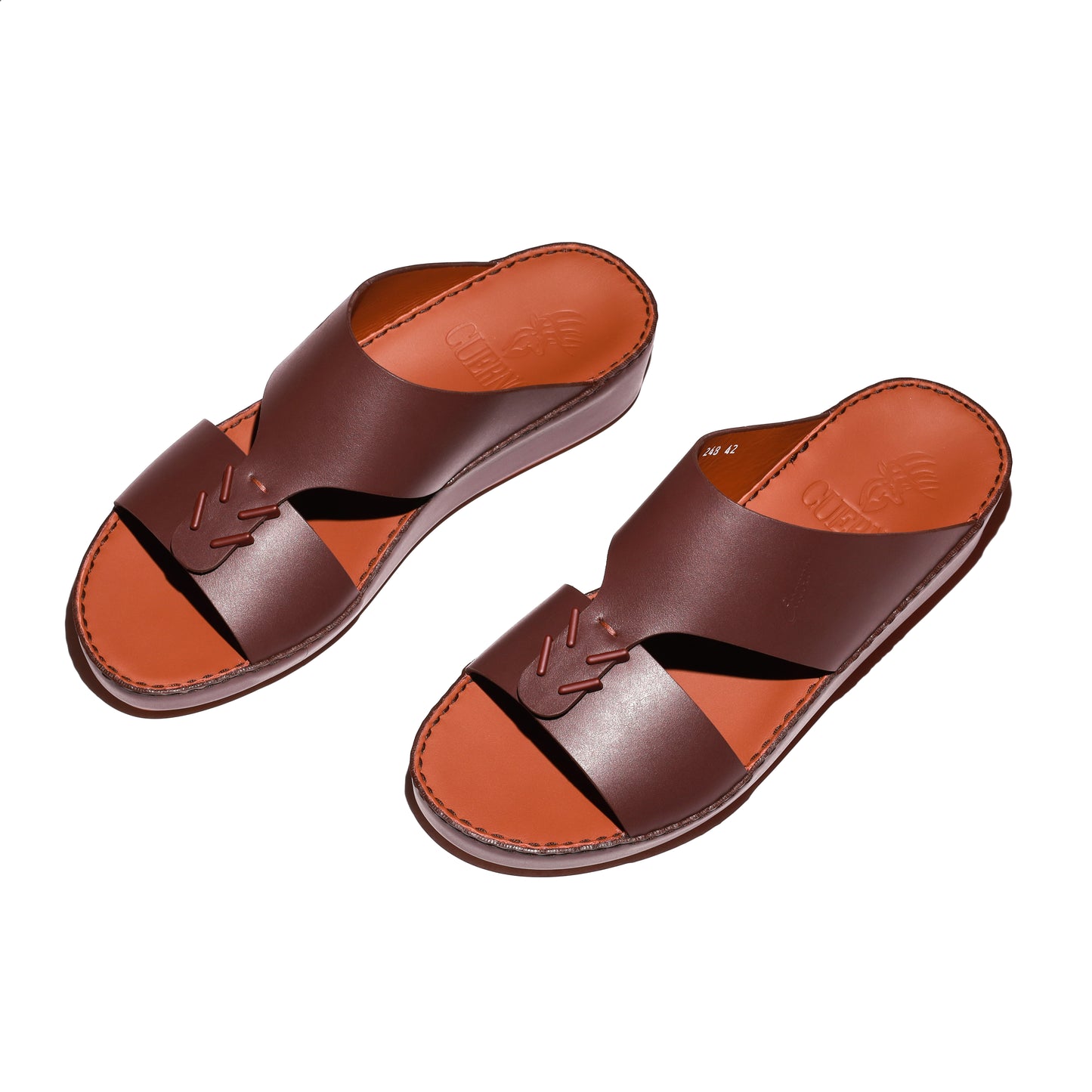 248-Marron Arabic Male Sandals New Arrivals