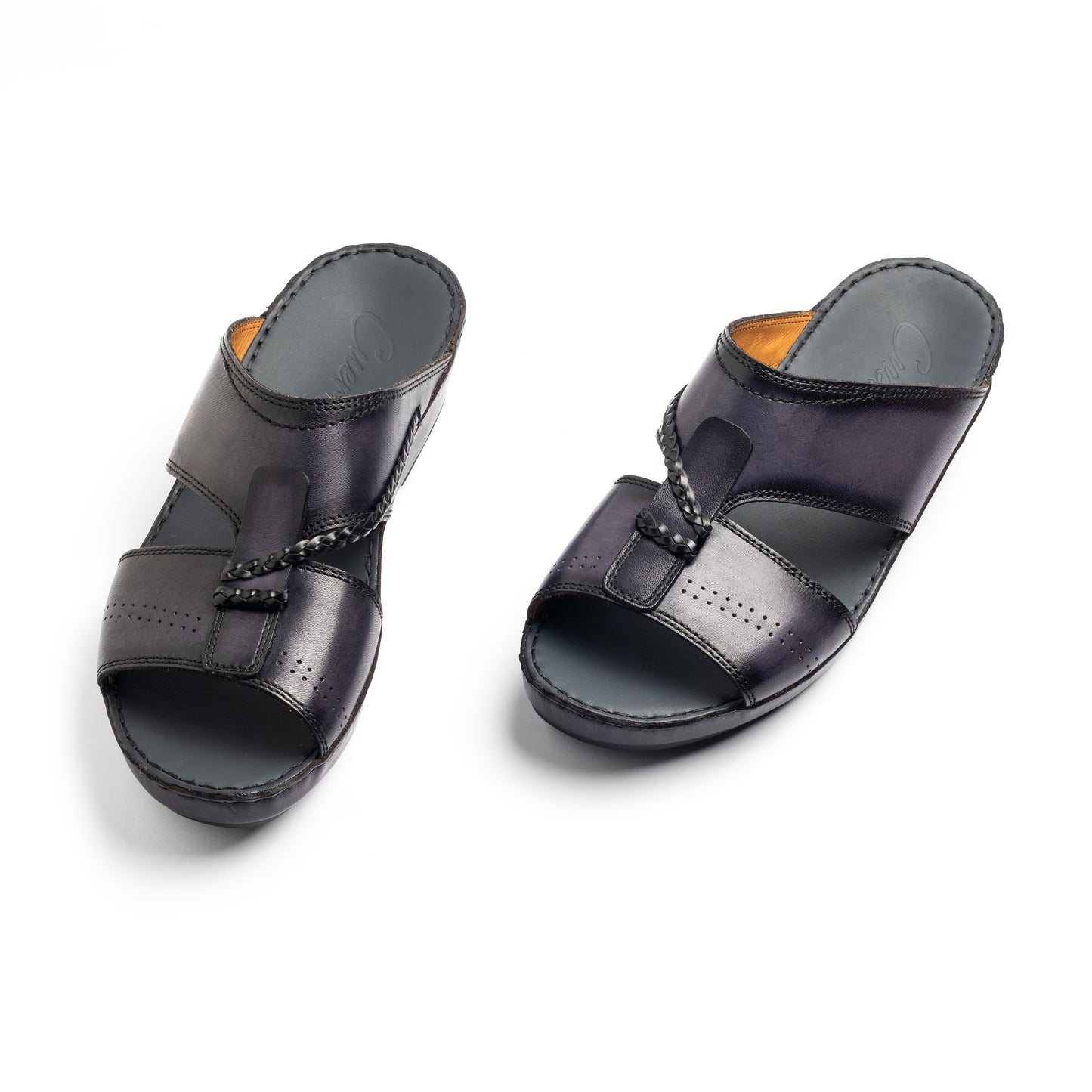 CS4-001- Arabic Male Hand Painted Leather Sandal New Arrivals