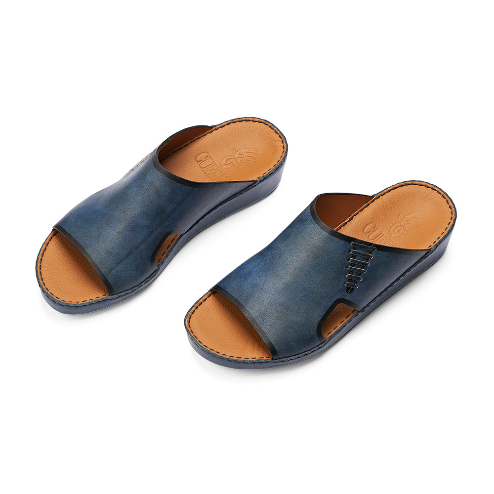CSI-165-LT.Blue Arabic Male Sandals