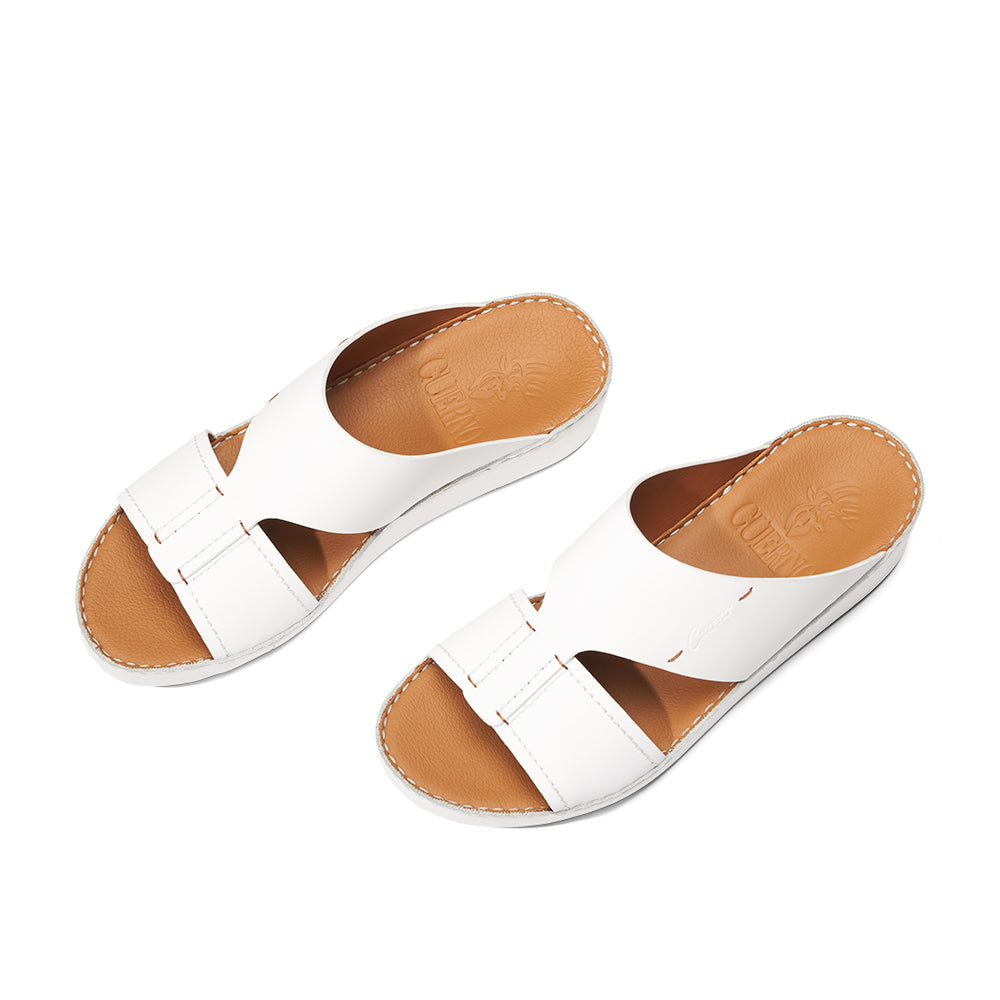 CSI-192-White Arabic Male Sandal