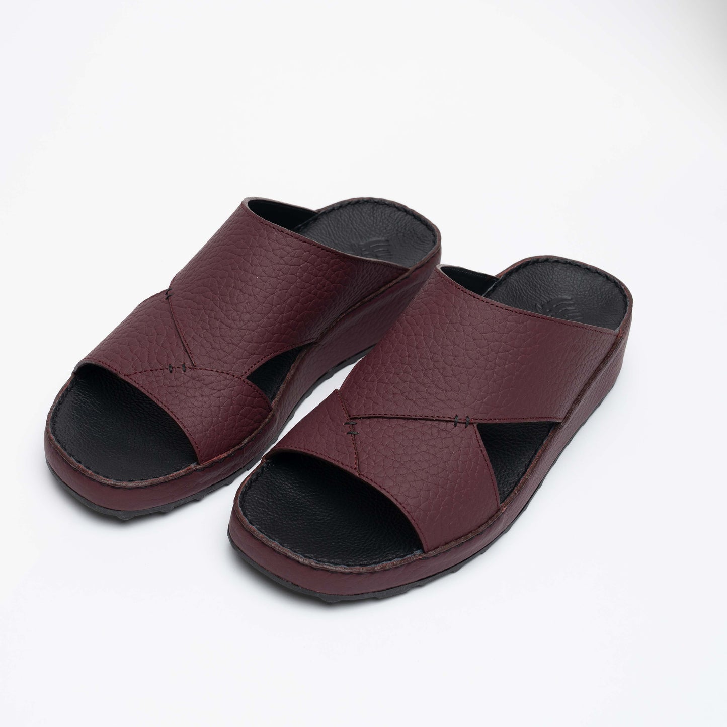 0221-Marron Arabic Male Sandals New Arrivals