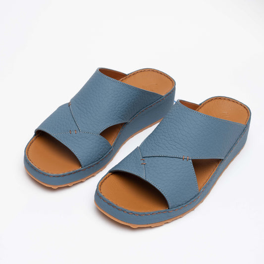 0221-Sky Blue Arabic Male Sandals New Arrivals