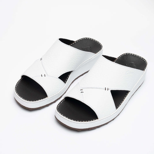 0221-White Arabic Male Sandals New Arrivals