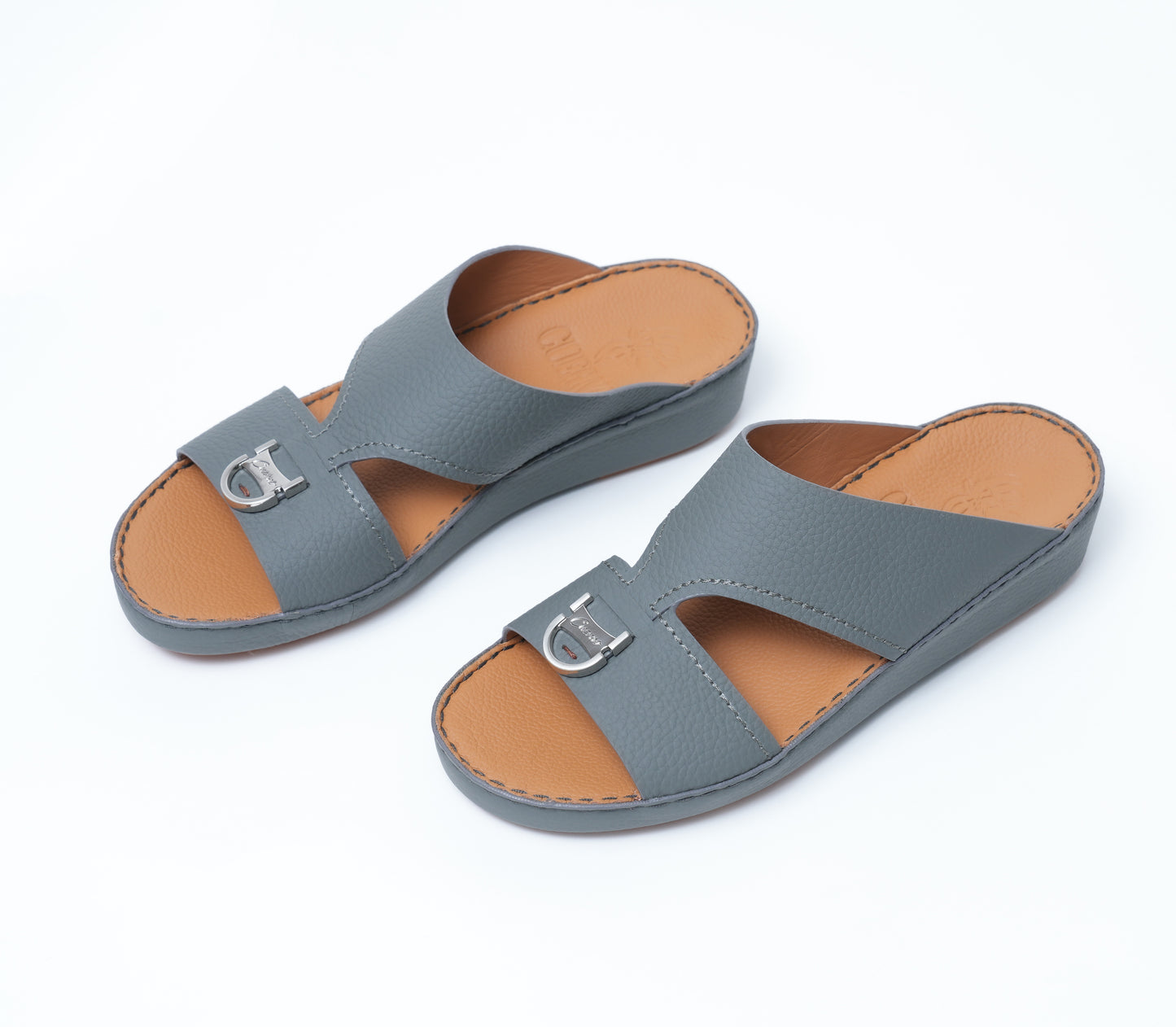 188-Dark Gray Arabic Male Sandal