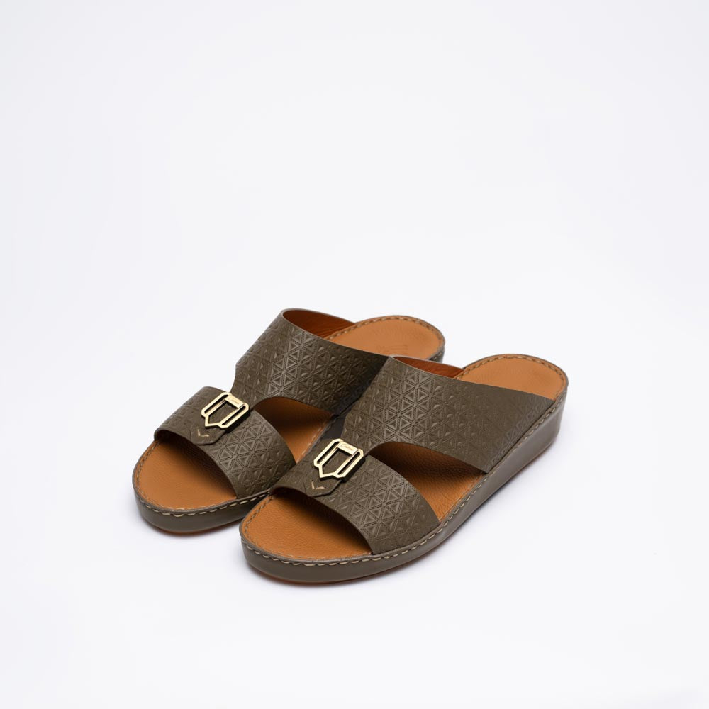 228-Truffle Arabic Male Sandals NEW ARRIVALS