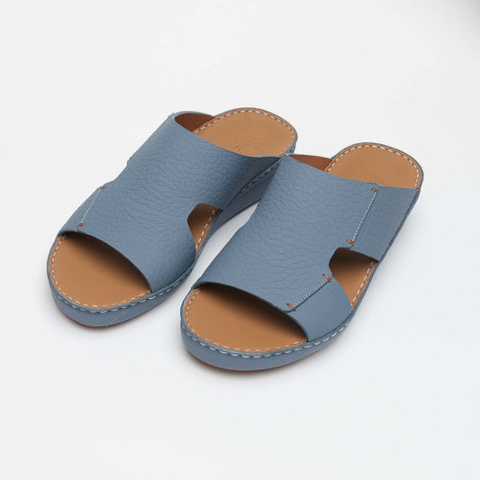 233-Sky Blue Arabic Male Sandals New Arrivals