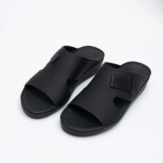 237-Black Arabic Male Sandals New Arrivals