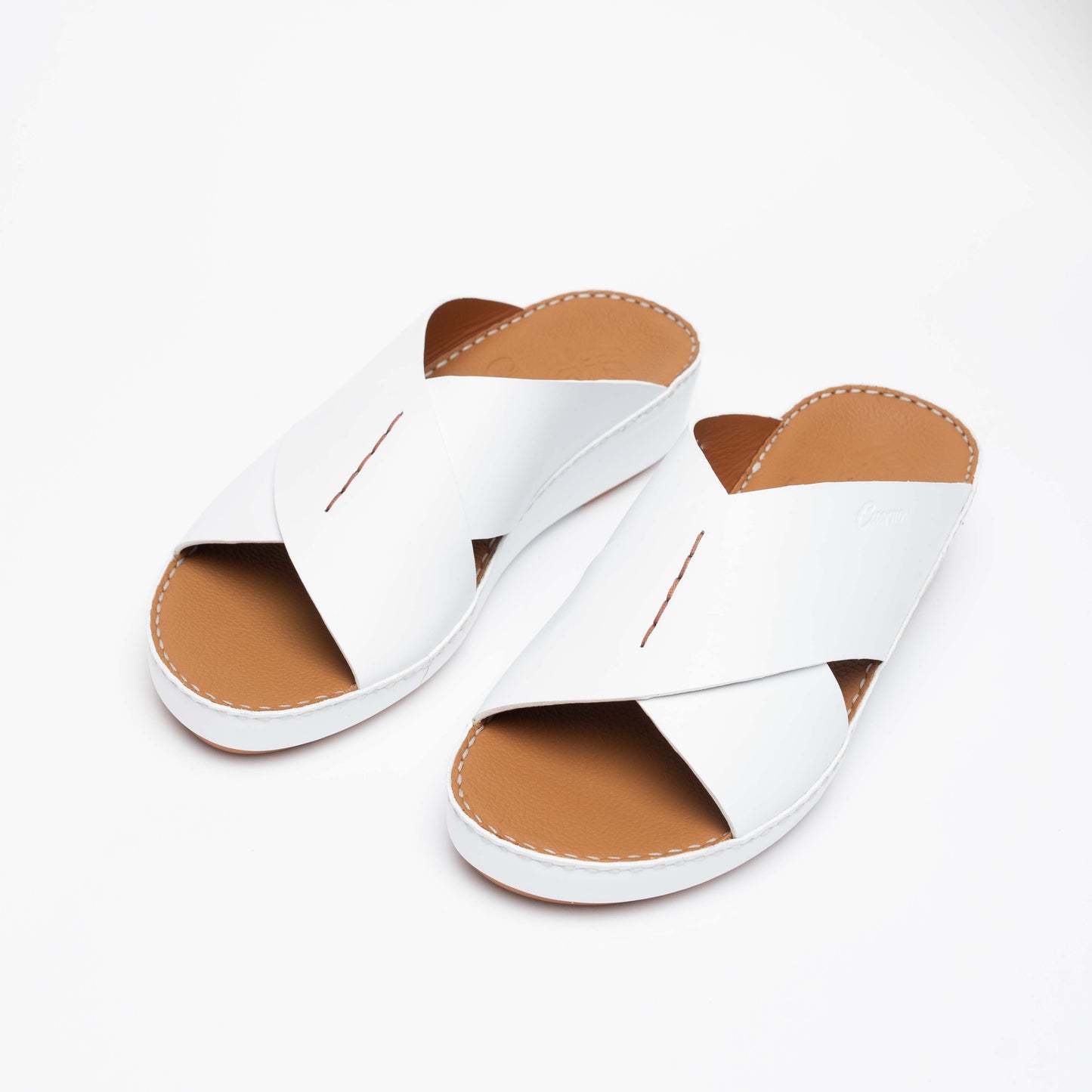 238-White Arabic Male Sandals New Arrivals