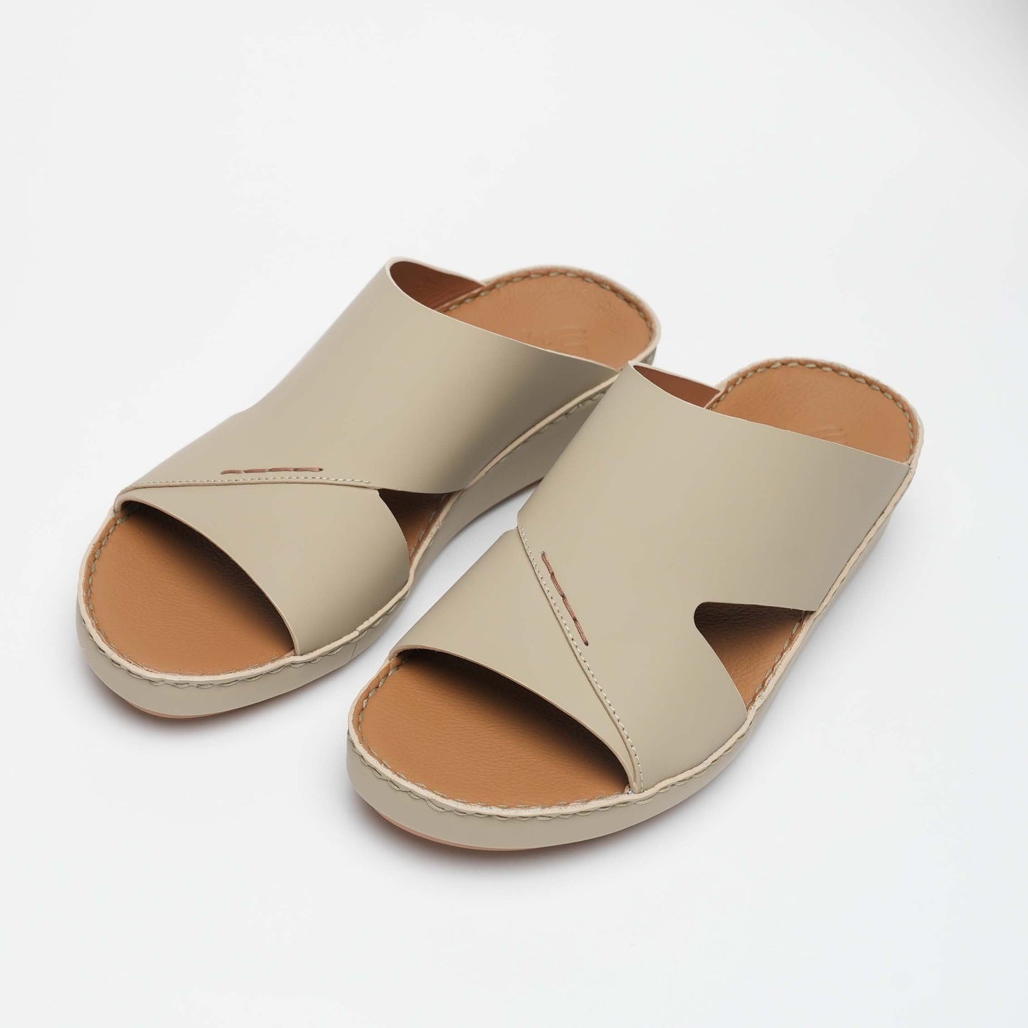 CSI-239-Dark Grey Arabic Male Sandals