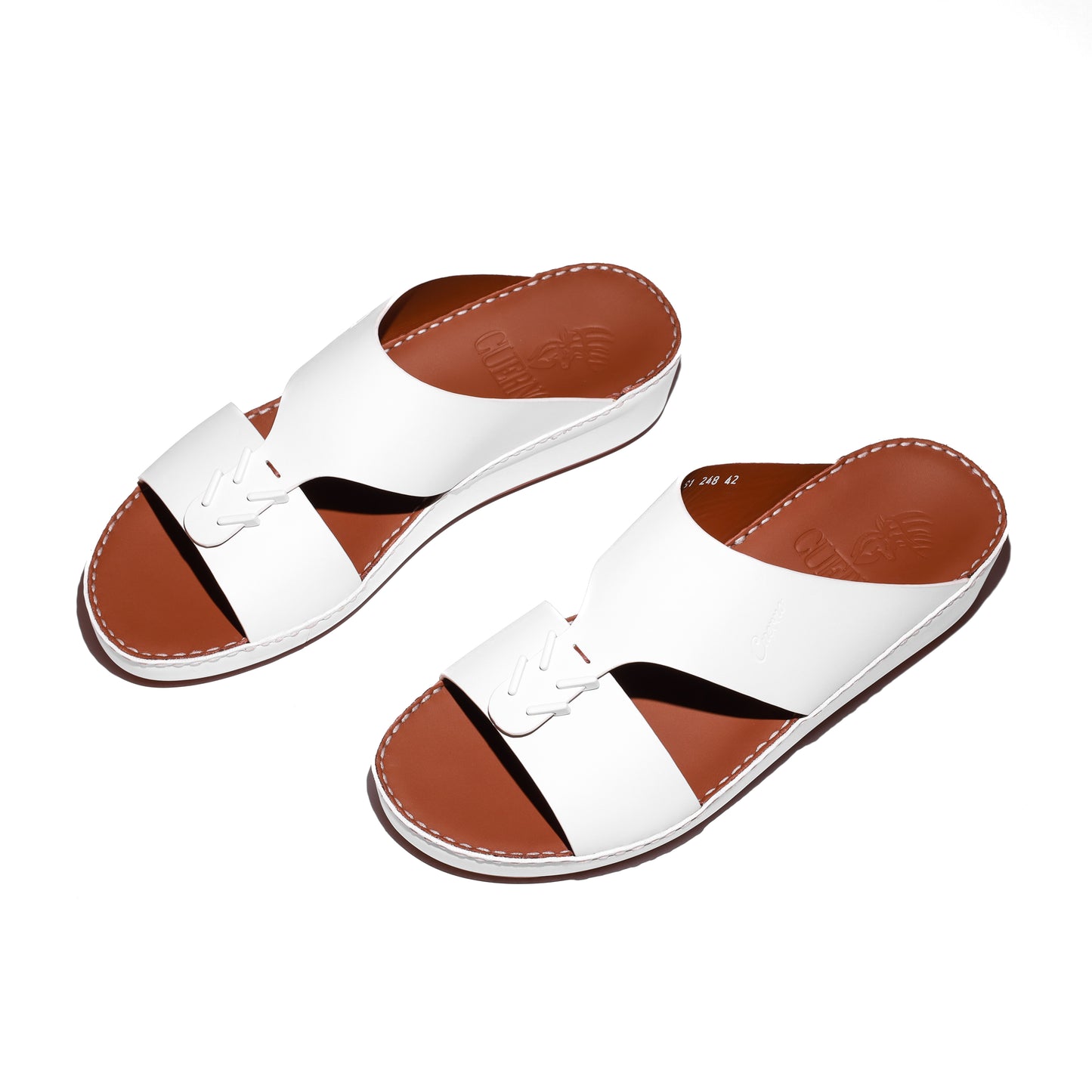 248-White Arabic Male Sandals New Arrivals