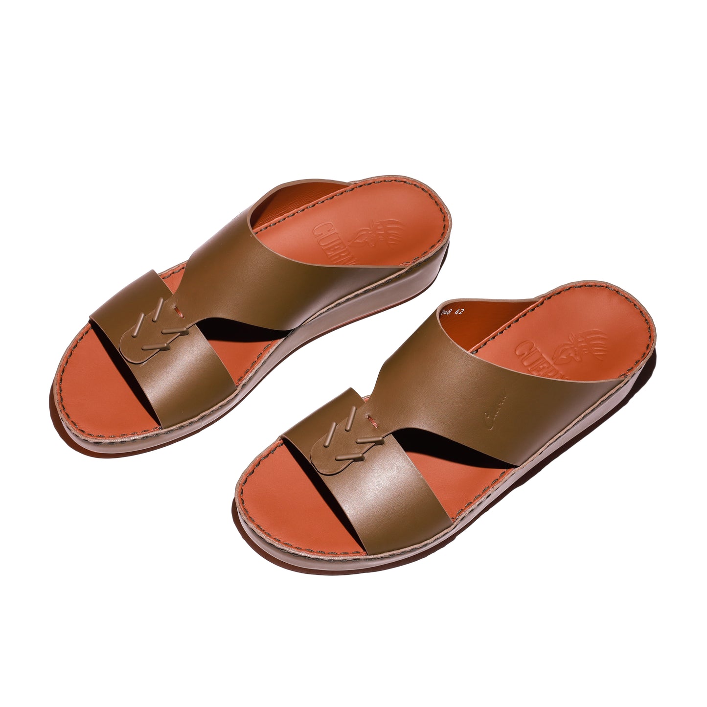 248-Truffle Arabic Male Sandals New Arrivals