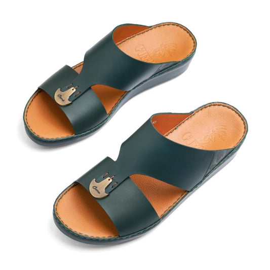 250-Cypress Green Arabic Male Sandals New Arrivals