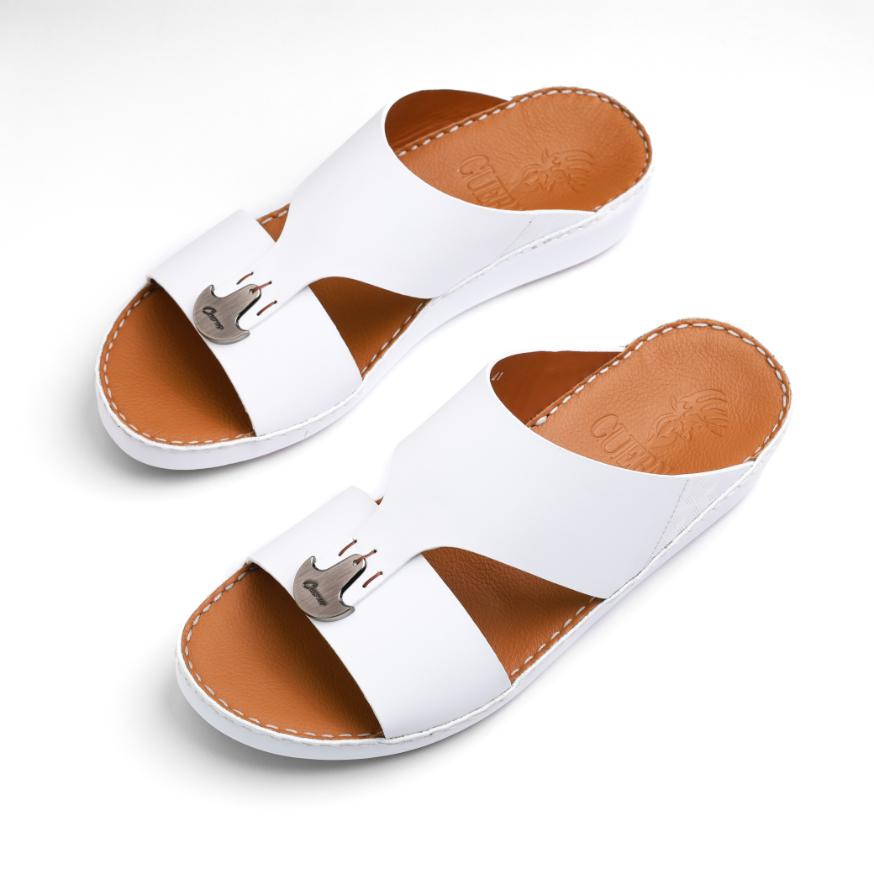 250-White Arabic Male Sandals New Arrivals