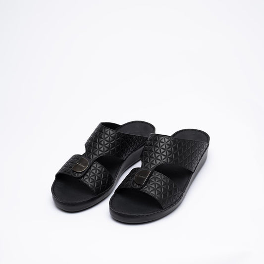 217-Black Arabic Male Sandal NEW ARRIVALS