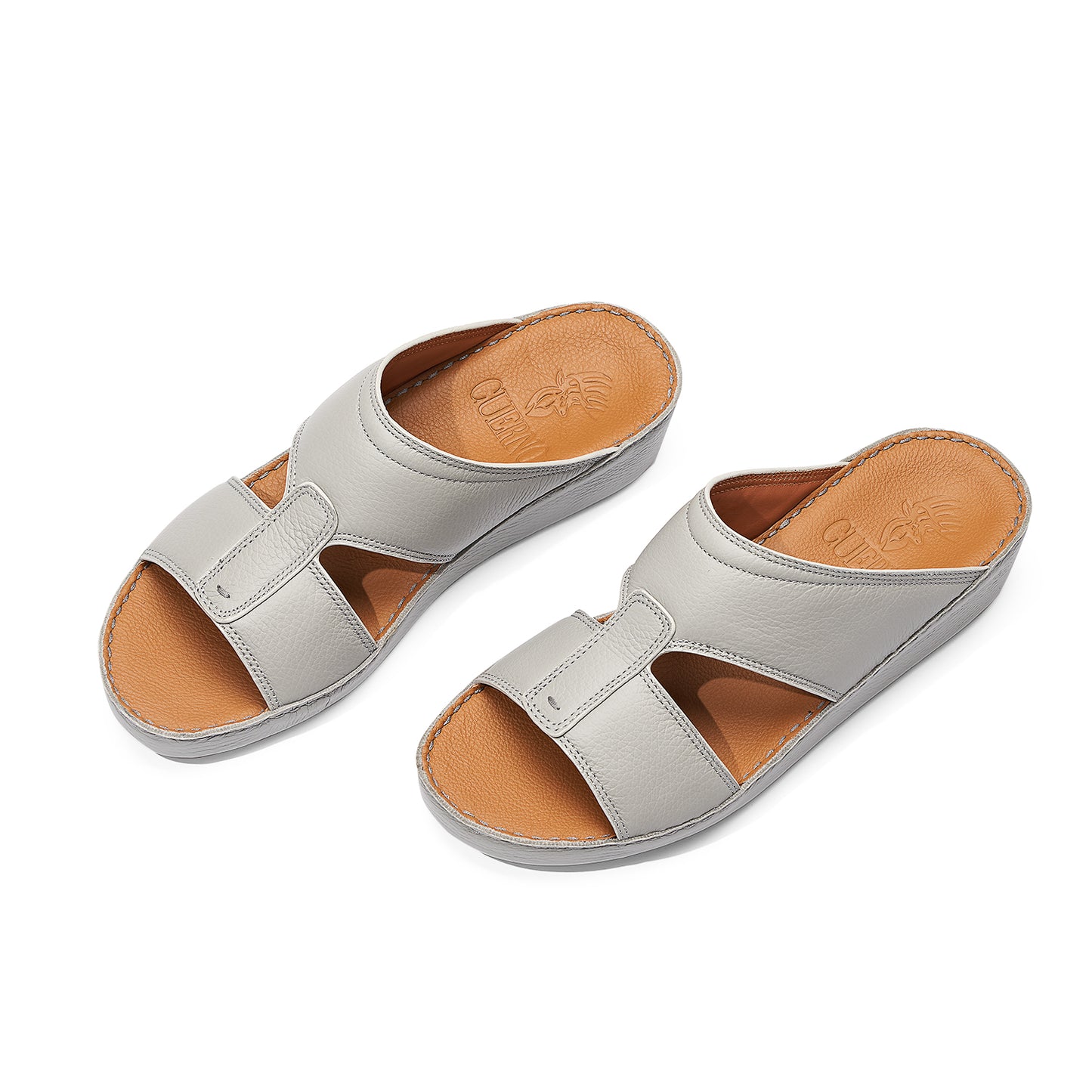 CS1-152 Light Grey Arabic Male Sandals