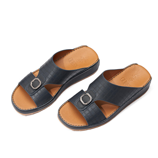 C-0201 Navy  Arabic Male Sandals