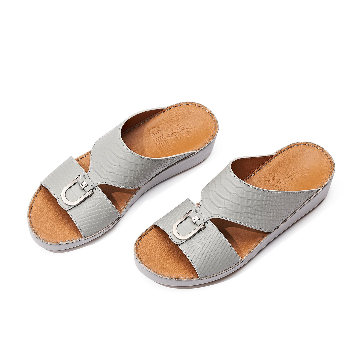 CS1-129 Light Grey Arabic Male Sandals