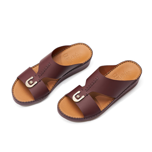 CS1-145 Bordo Arabic Male Sandals