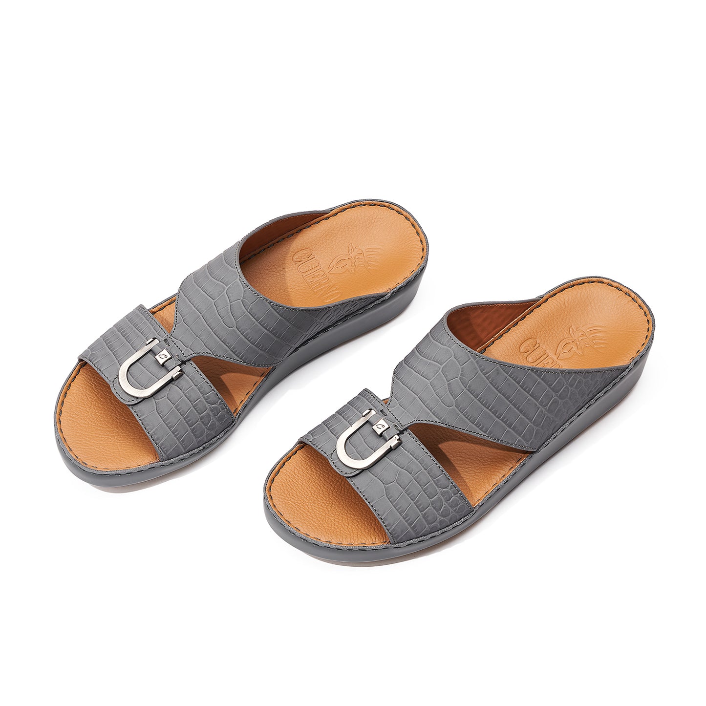 CS1-158 Dark Grey Arabic Male Sandals