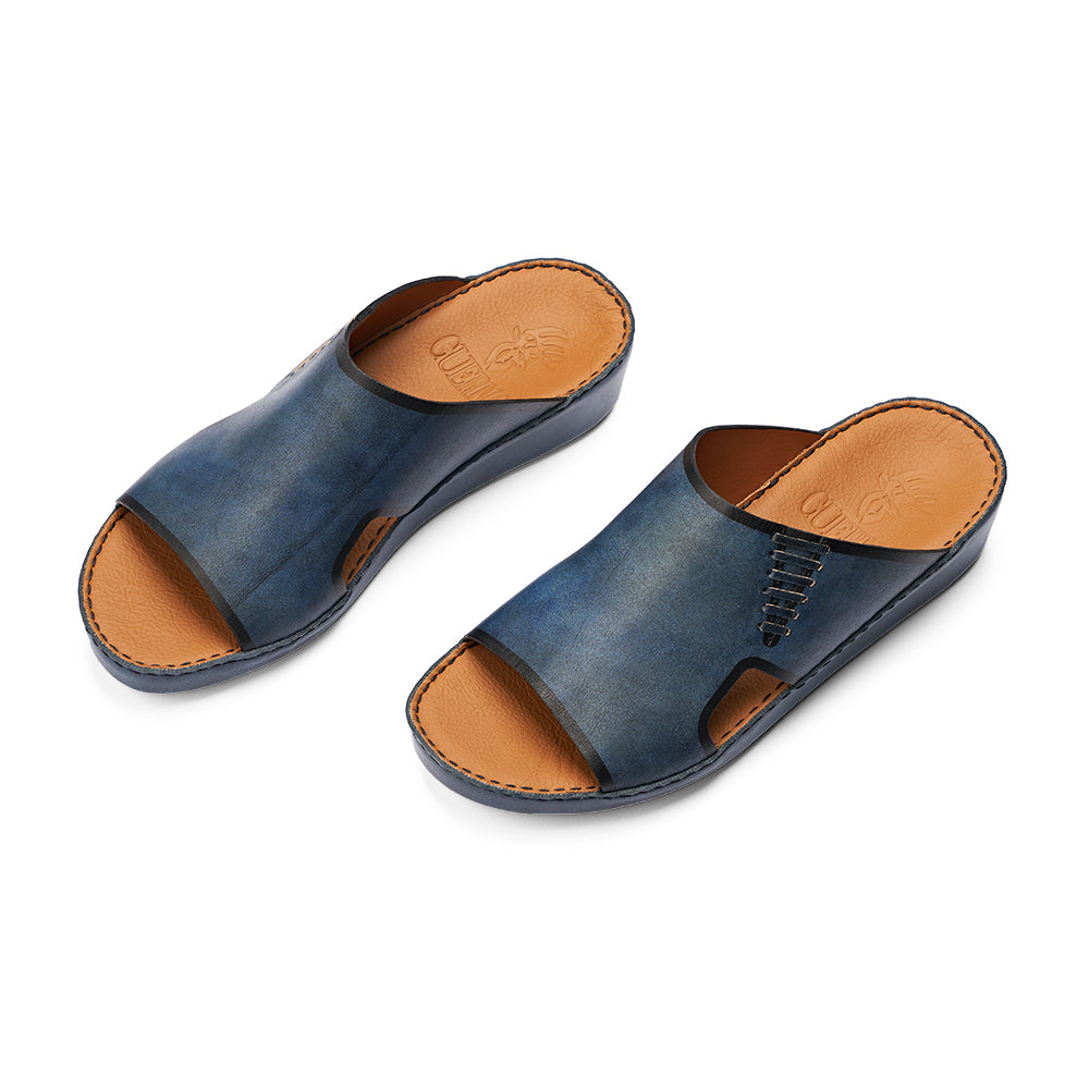 165-LT.Blue Arabic Male Sandals New Arrivals