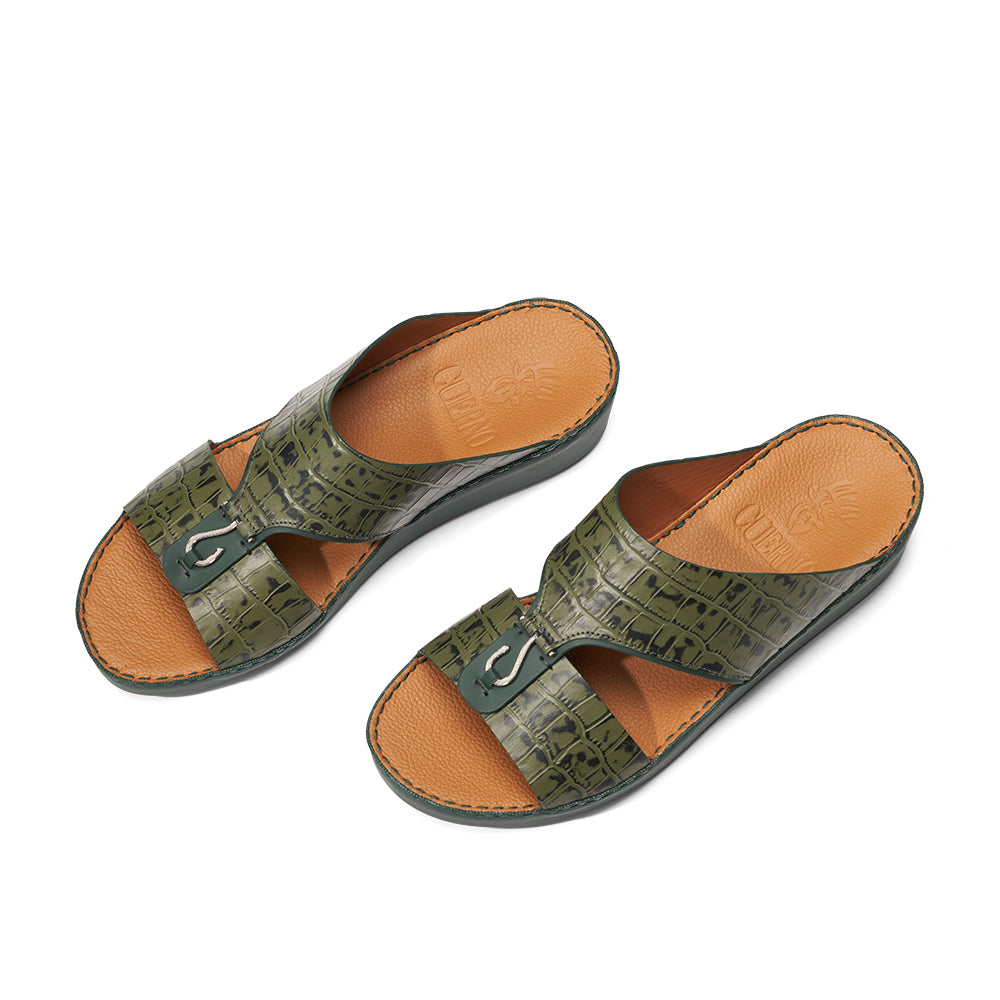 CSI-176-Cypress Green Arabic Male Sandal