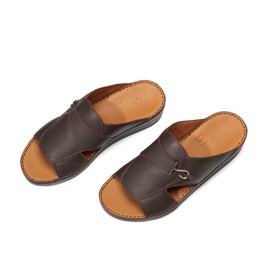 CSI-178-Brown Arabic Male Sandal
